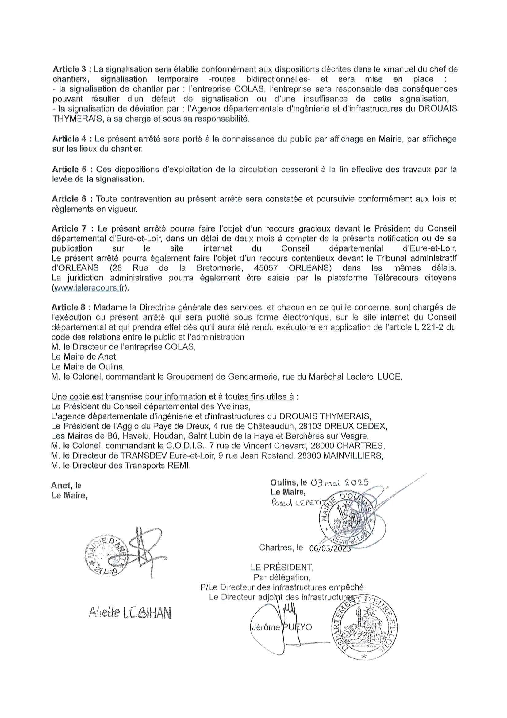 ARRETE RD 928 2