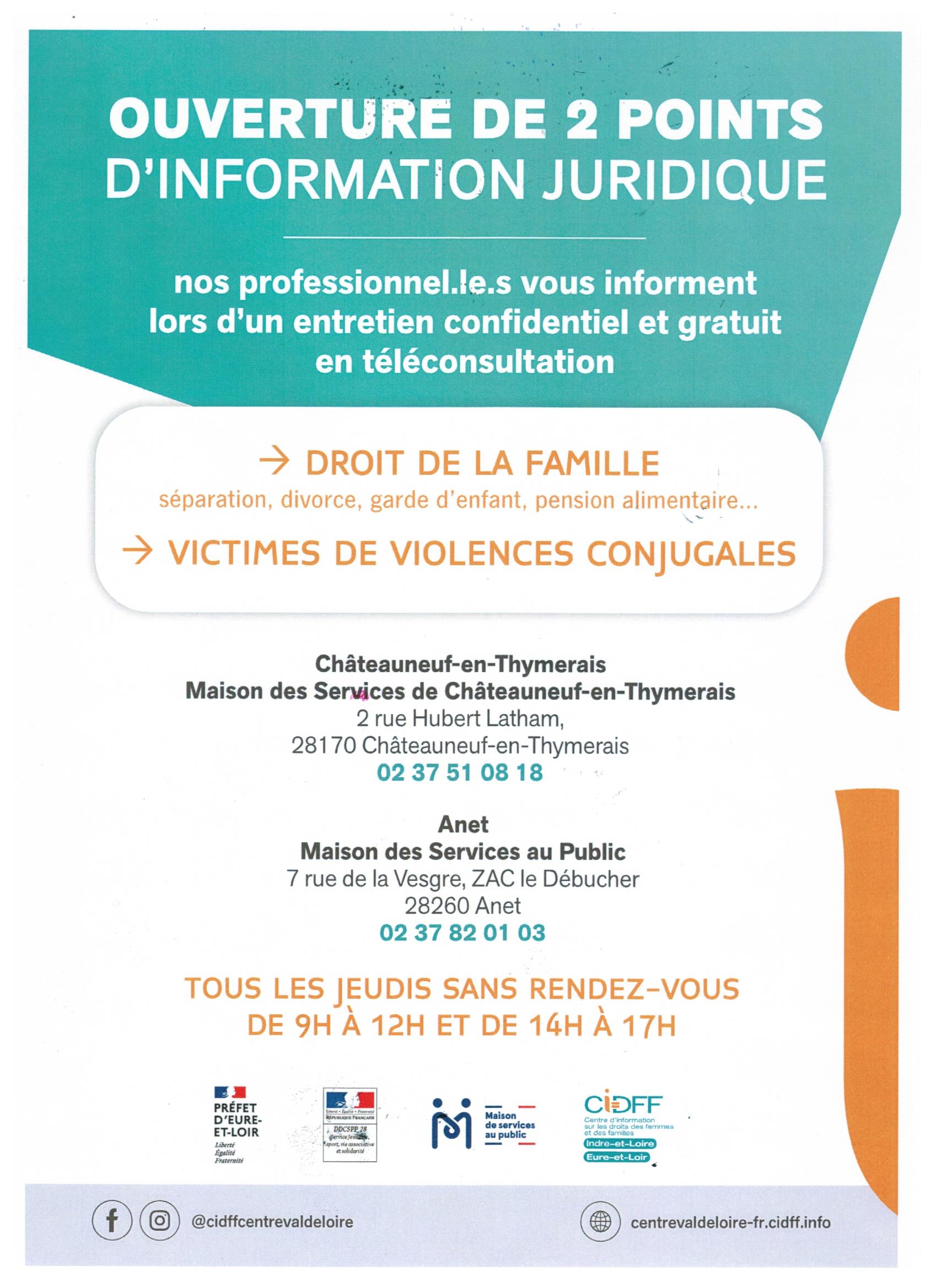 INFORMATION JURIDIQUE